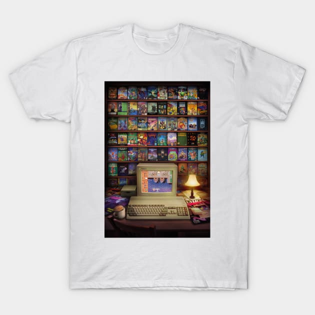 Amiga 500 - Banshee T-Shirt by Rachid Lotf